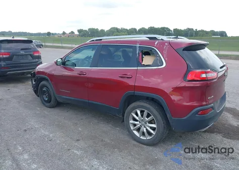 2016 Jeep Cherokee Limited from USA, damaged, VIN 1C4PJMDS0GW354462